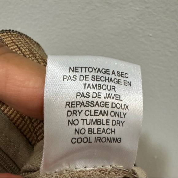 $440 Veronique Leroy Paris Linen Blend Skirt in Pink Mauve size US 8 - Picture 6 of 6